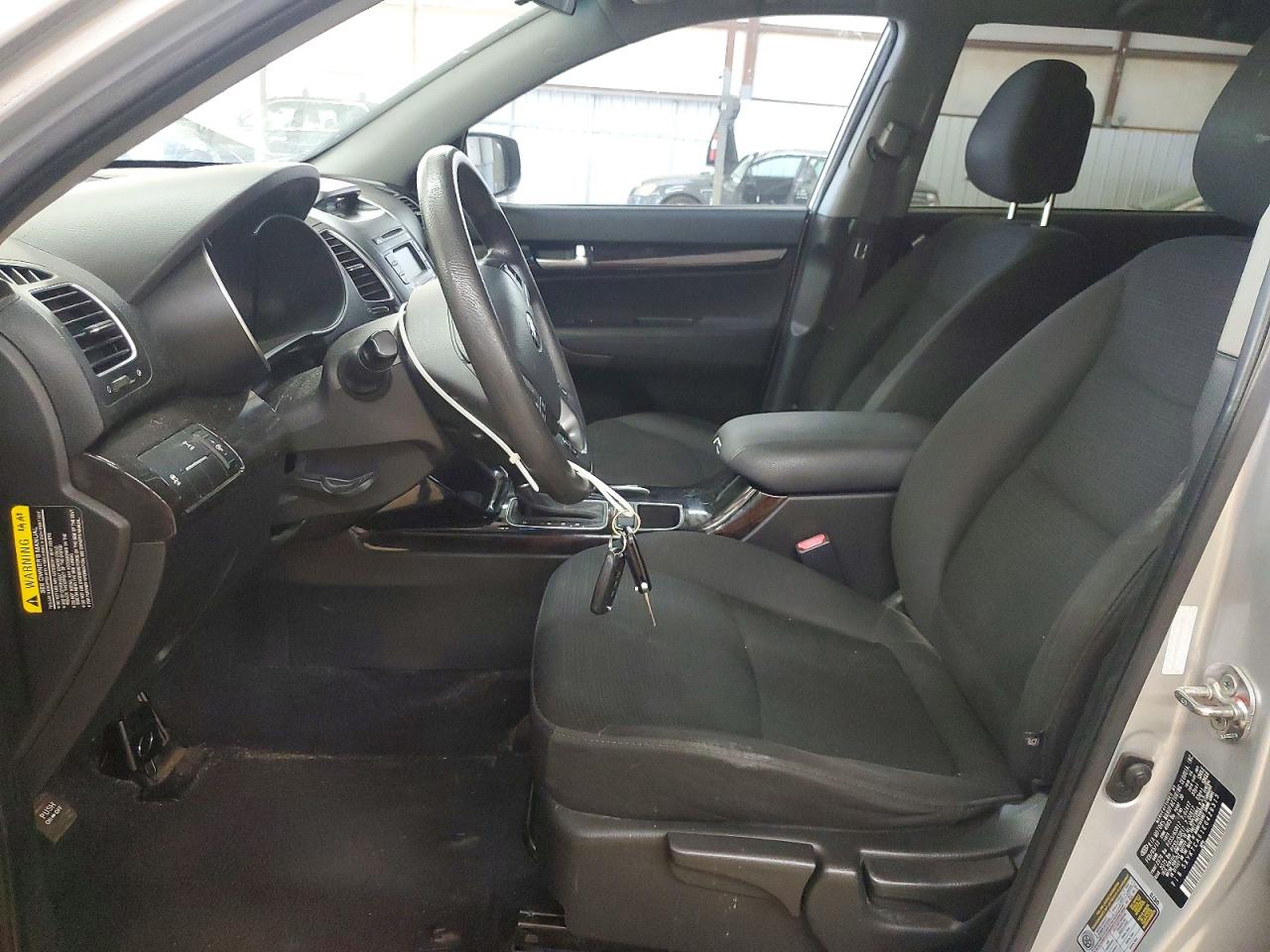 2014 Kia Sorento Lx Silver vin: 5XYKTCA61EG429315