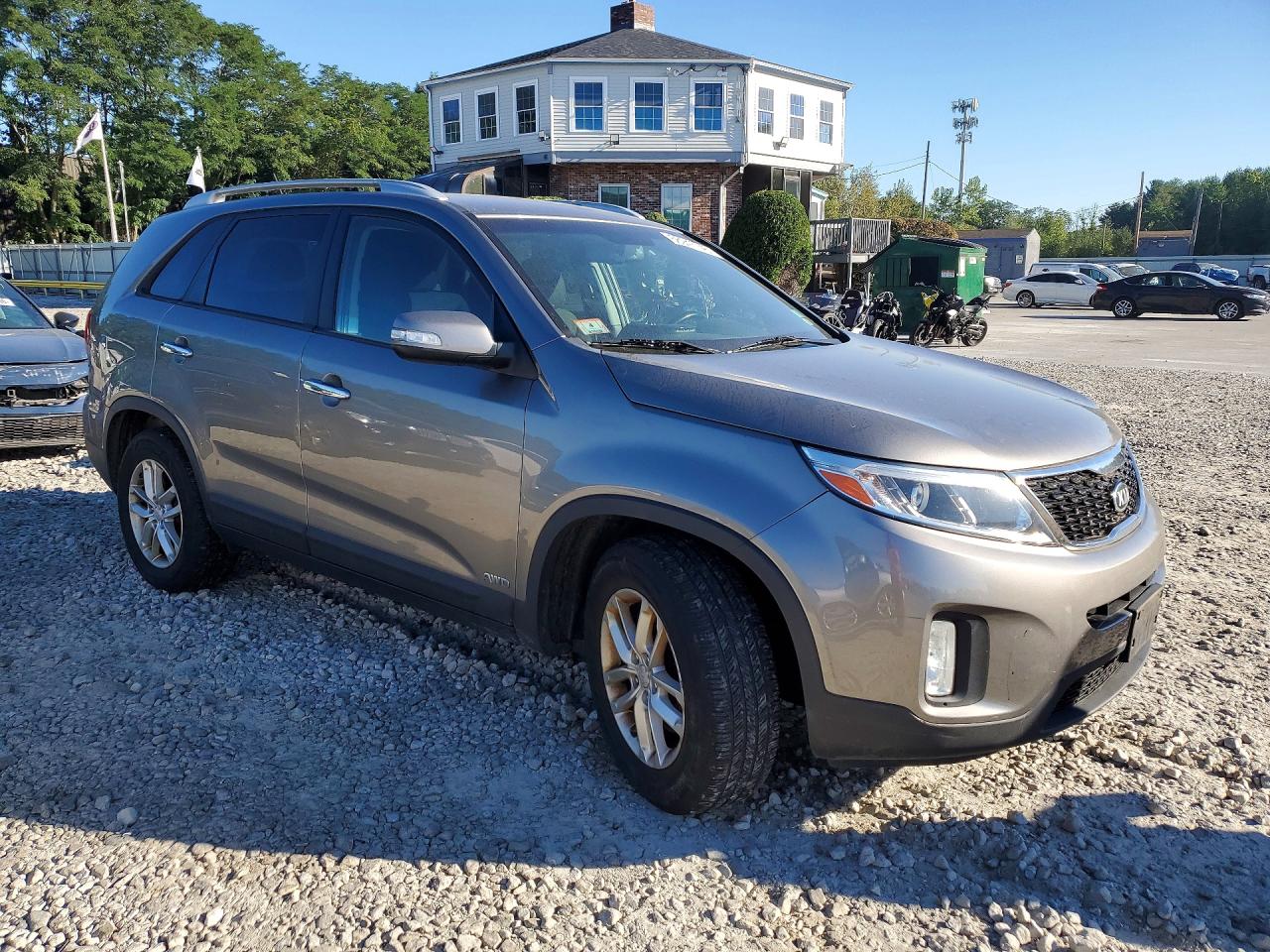 2014 Kia Sorento Lx Gray vin: 5XYKTCA61EG479339