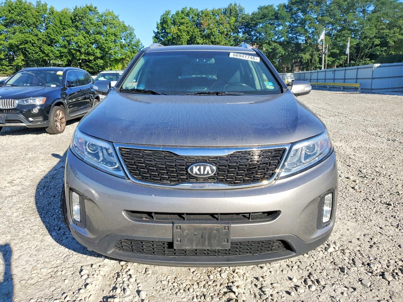 2014 Kia Sorento Lx Gray vin: 5XYKTCA61EG479339