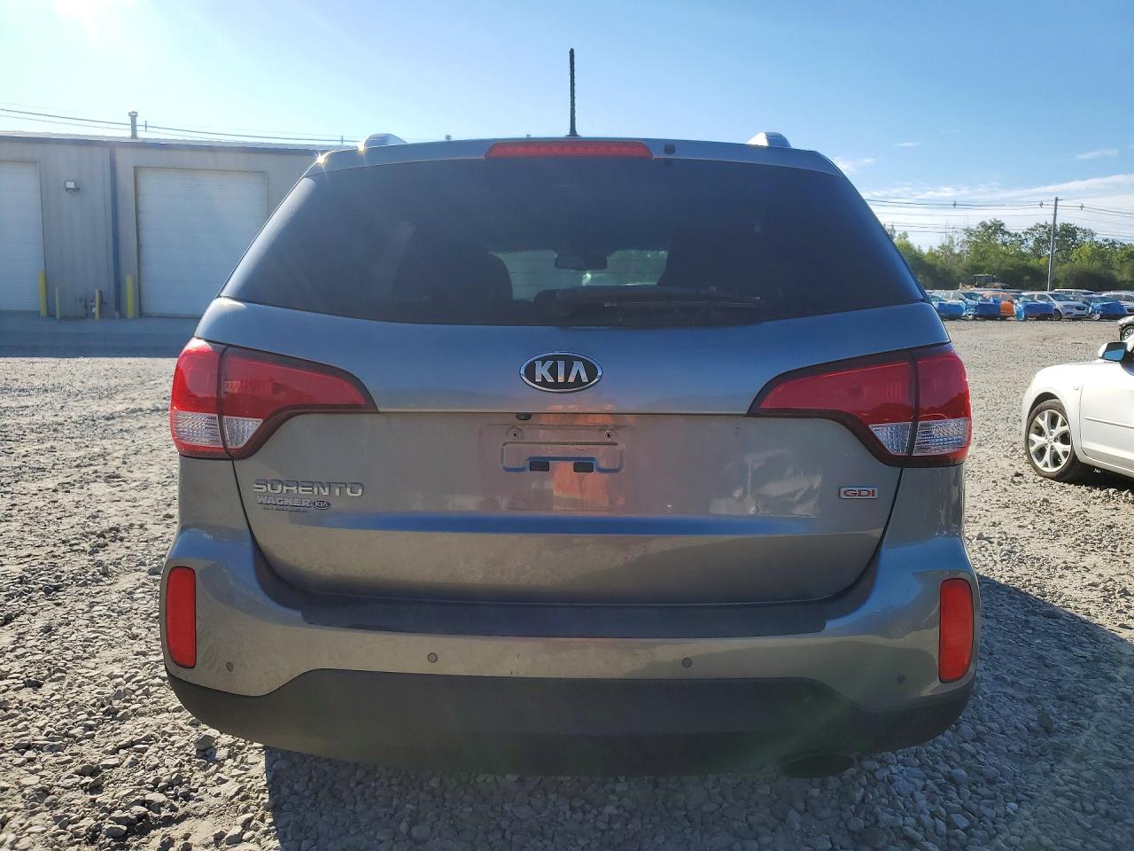 2014 Kia Sorento Lx Gray vin: 5XYKTCA61EG479339