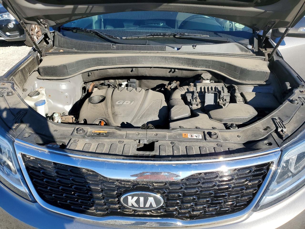 2014 Kia Sorento Lx Gray vin: 5XYKTCA61EG479339