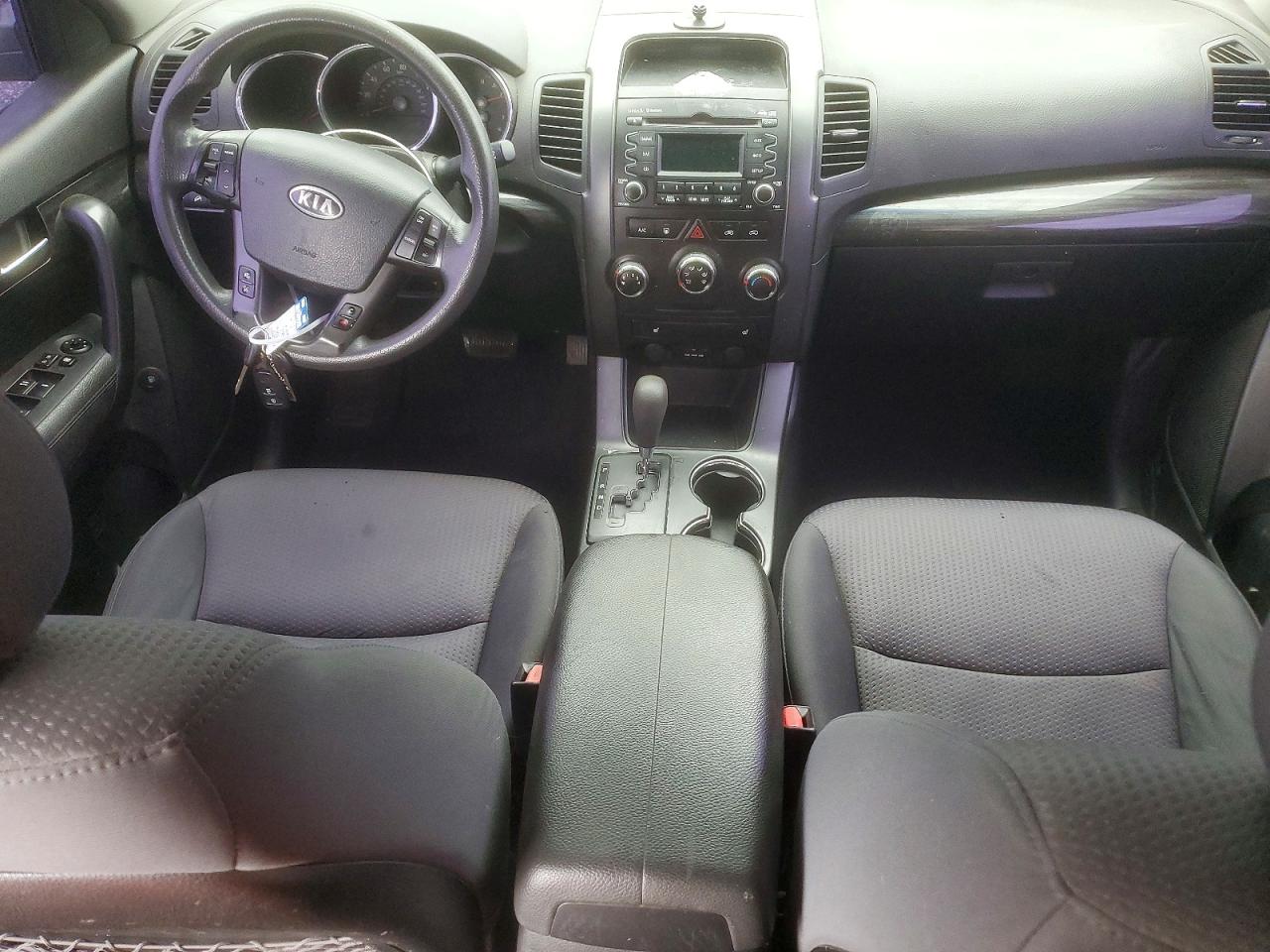 2012 Kia Sorento Lx Burgundy vin: 5XYKTCA62CG250827