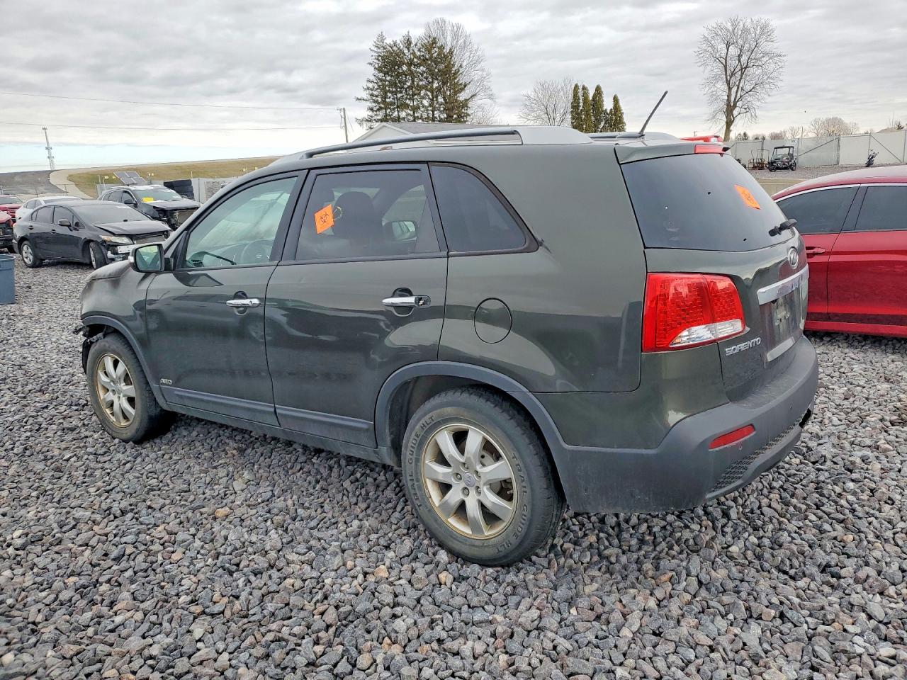 2012 Kia Sorento Green vin: 5XYKTCA62CG254277