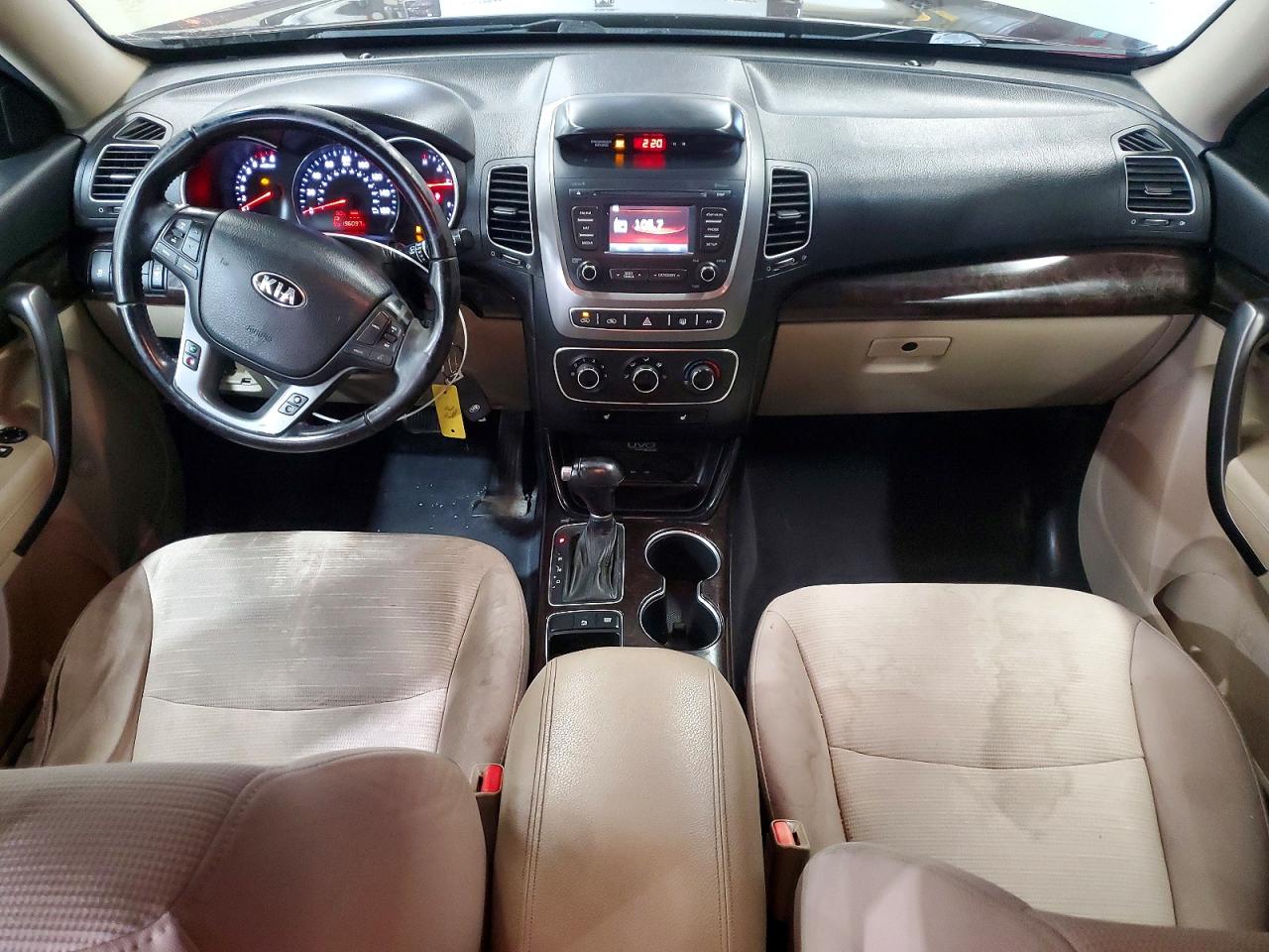 2014 Kia Sorento Burgundy vin: 5XYKTCA62EG489040