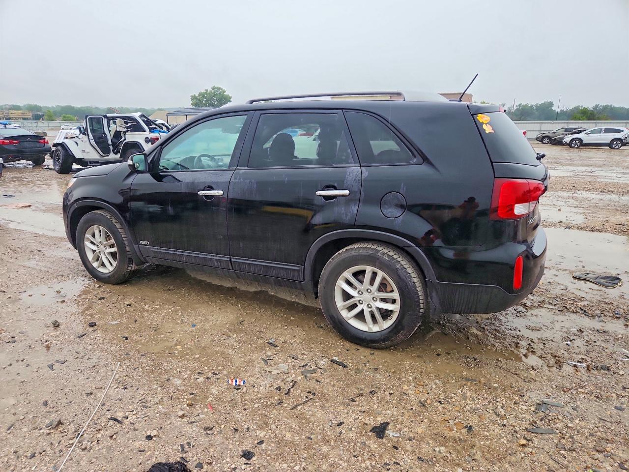 2014 Kia Sorento Lx Black vin: 5XYKTCA62EG505799