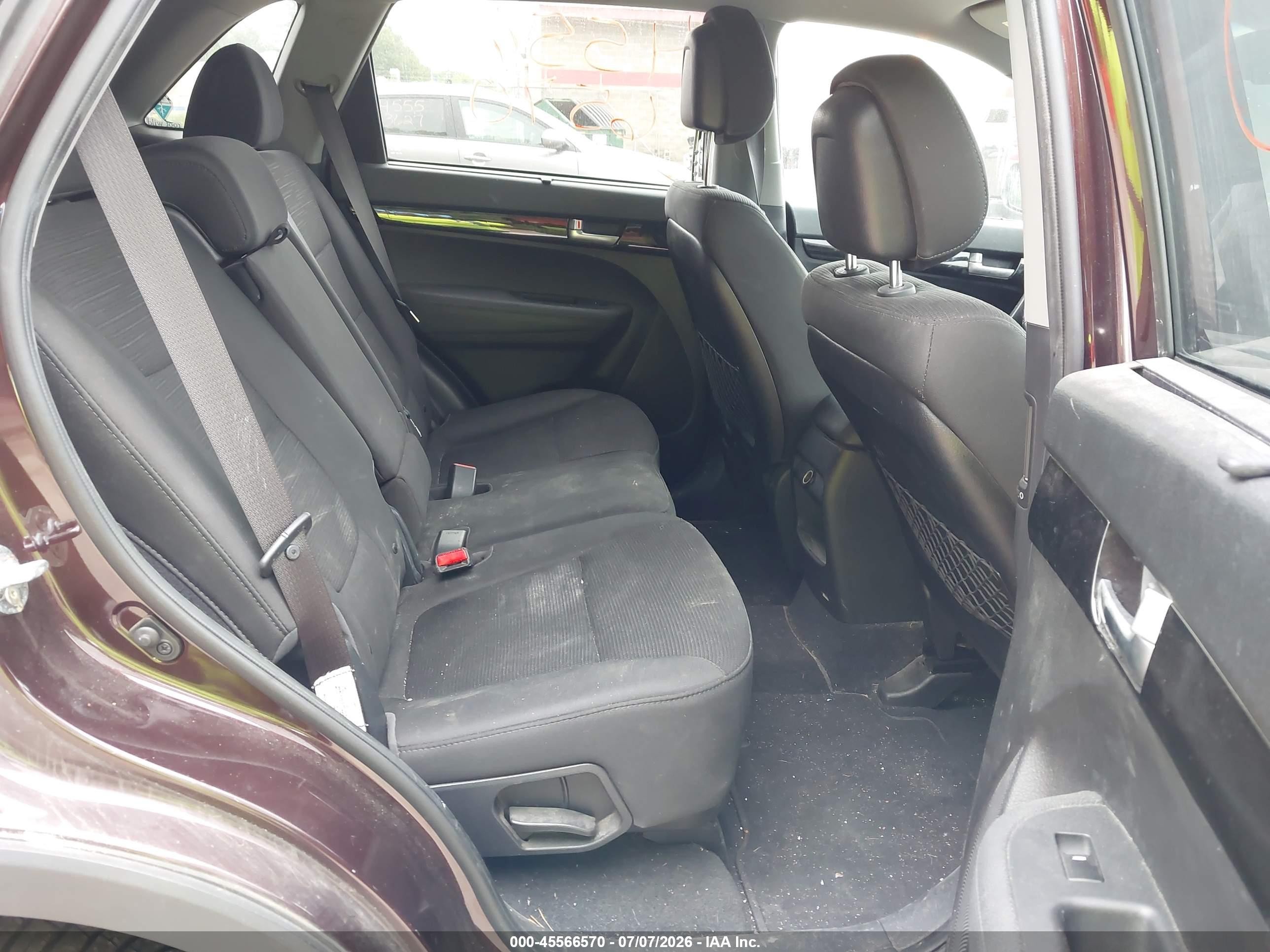 2014 Kia Sorento Lx Бордовый vin: 5XYKTCA62EG506578