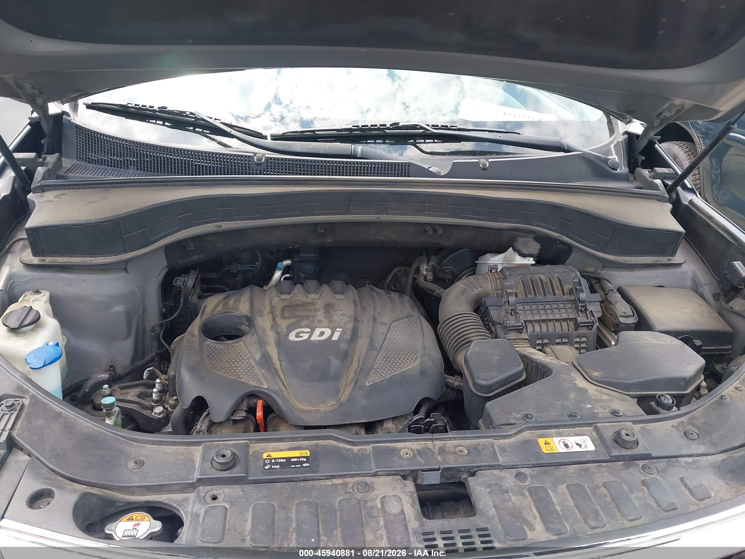 2015 Kia Sorento Lx Gray vin: 5XYKTCA62FG552798