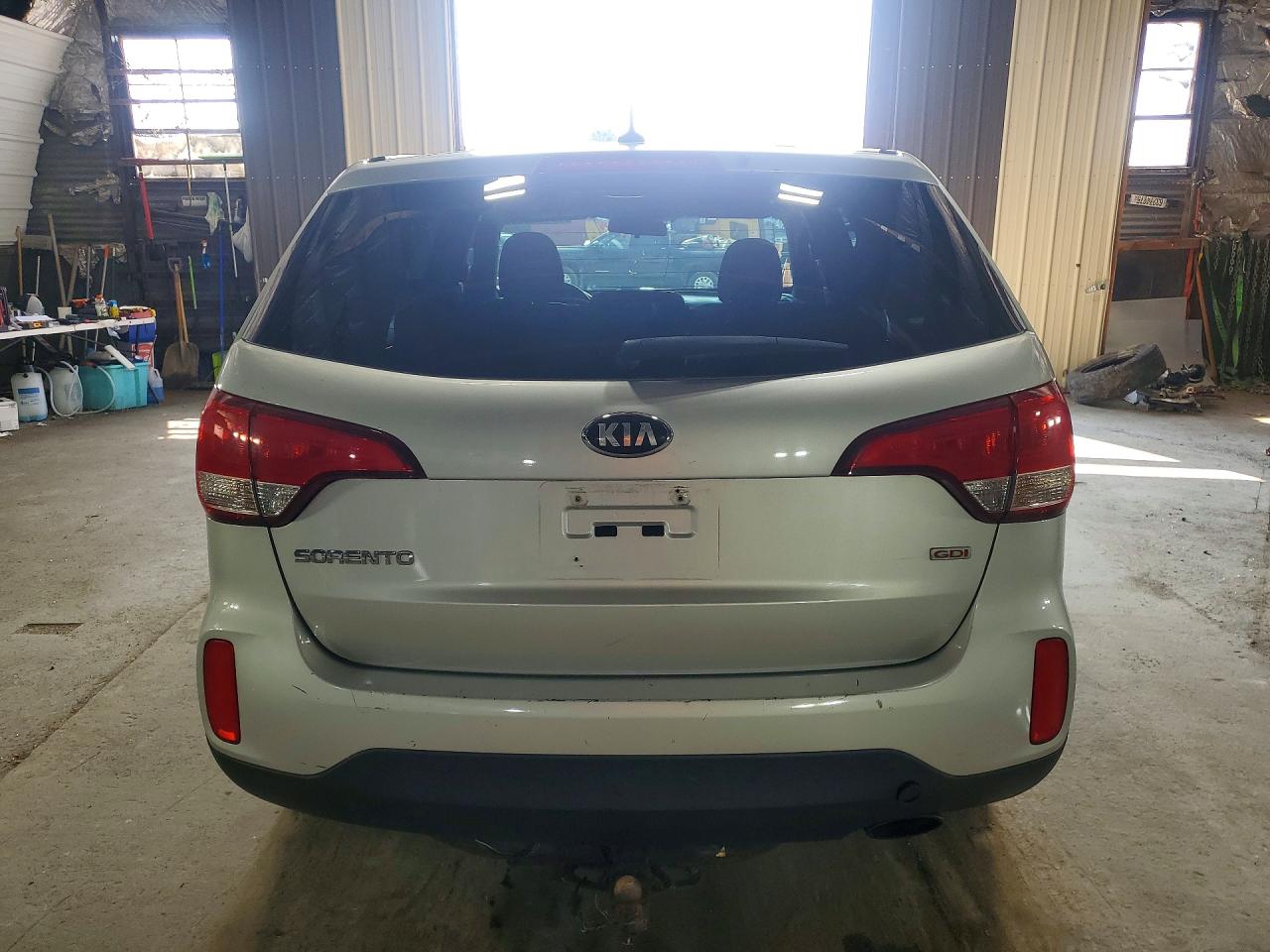2015 Kia Sorento Lx Silver vin: 5XYKTCA62FG610506