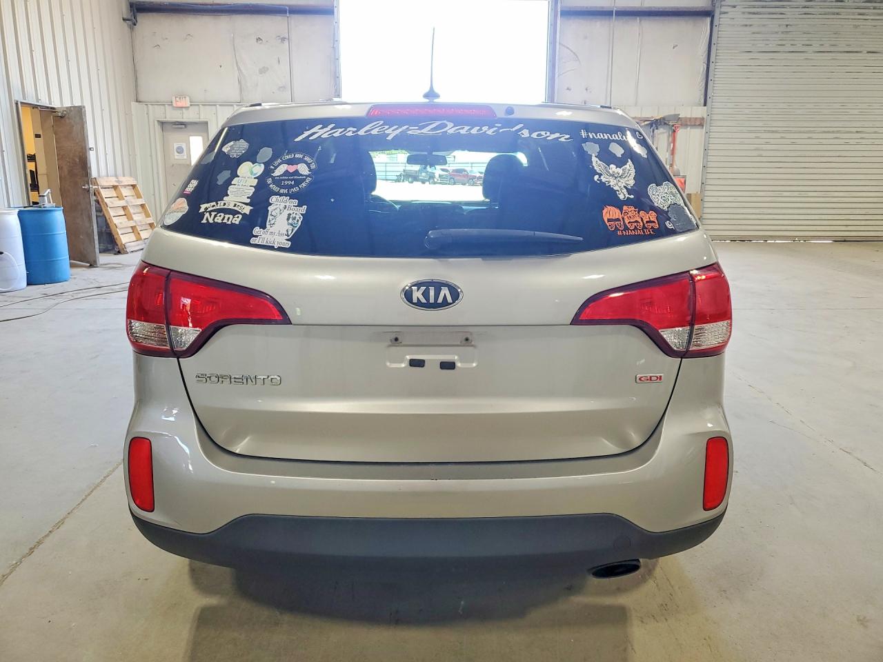 2015 Kia Sorento Lx Silver vin: 5XYKTCA62FG613955