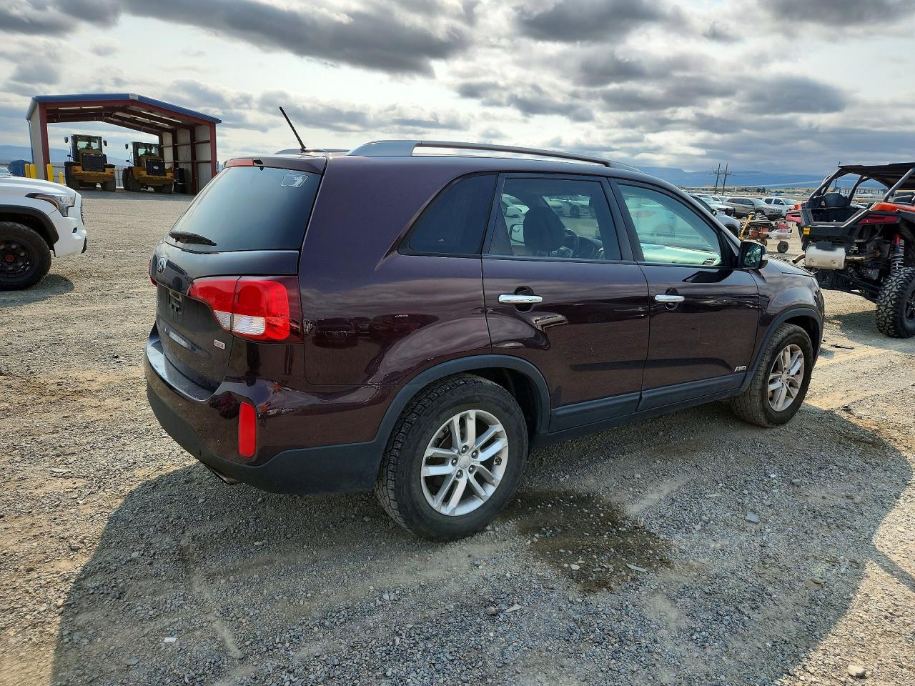 2015 Kia Sorento Lx Maroon vin: 5XYKTCA62FG638810