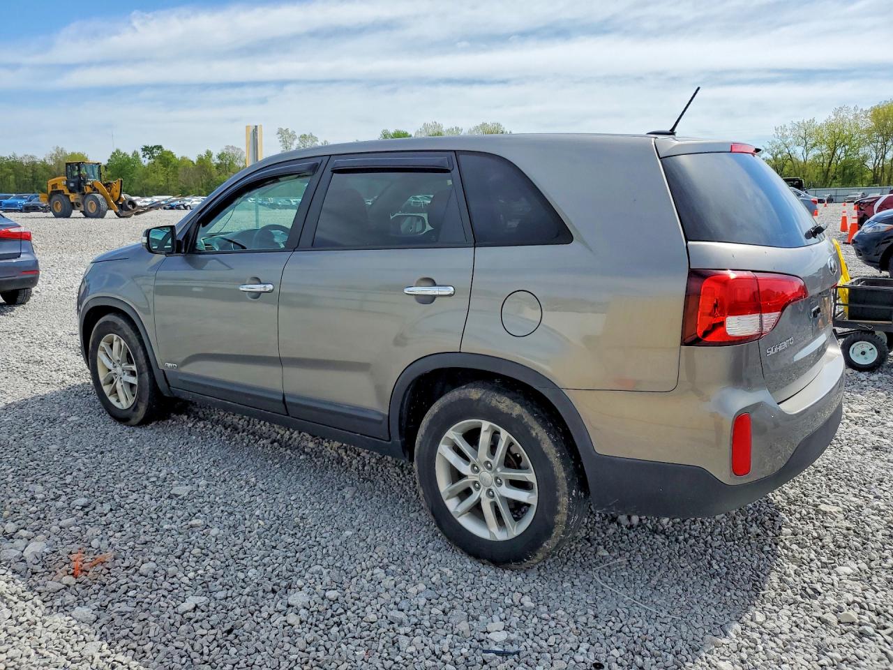 2015 Kia Sorento Lx Gray vin: 5XYKTCA62FG650925
