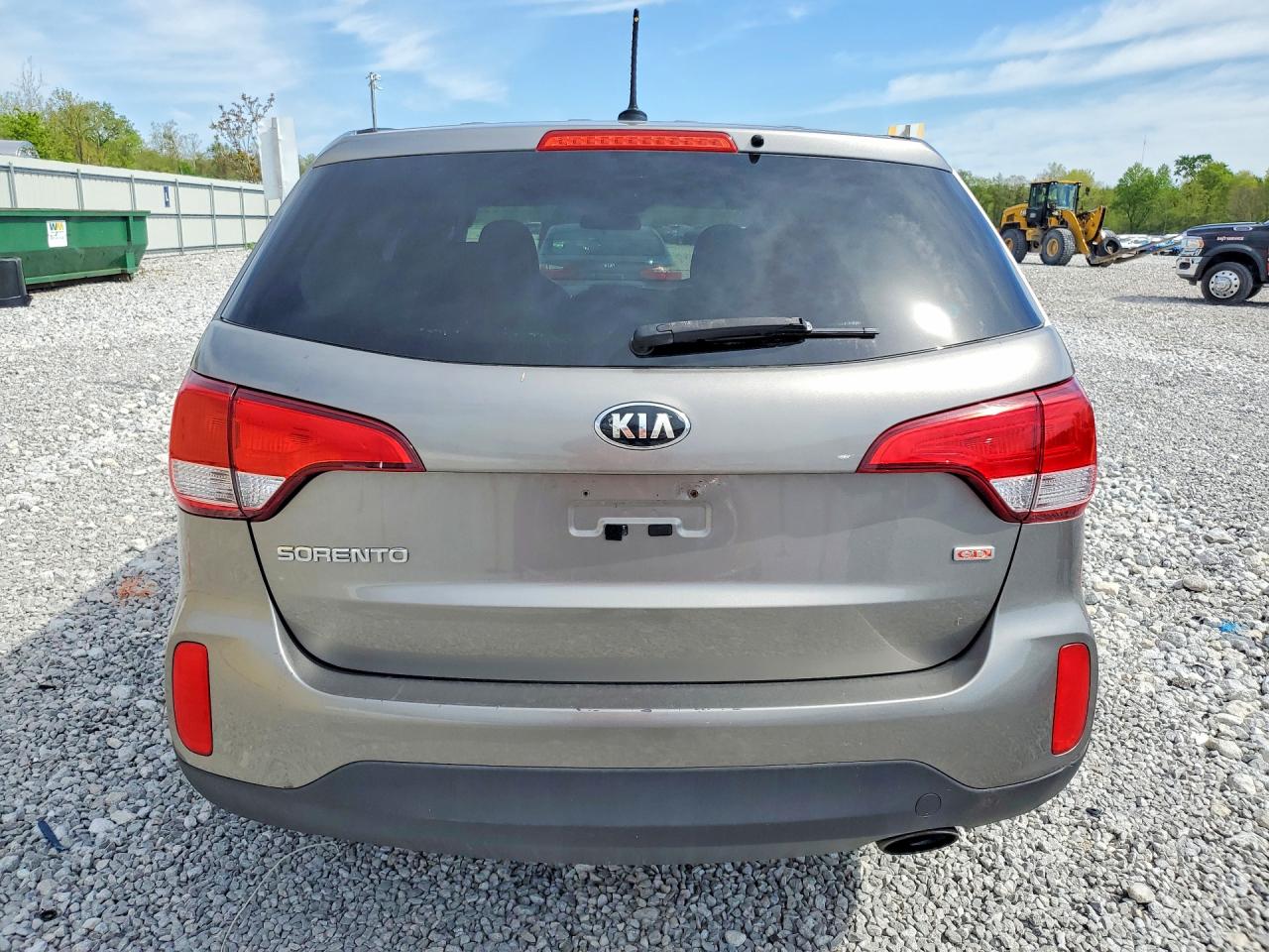 2015 Kia Sorento Lx Gray vin: 5XYKTCA62FG650925