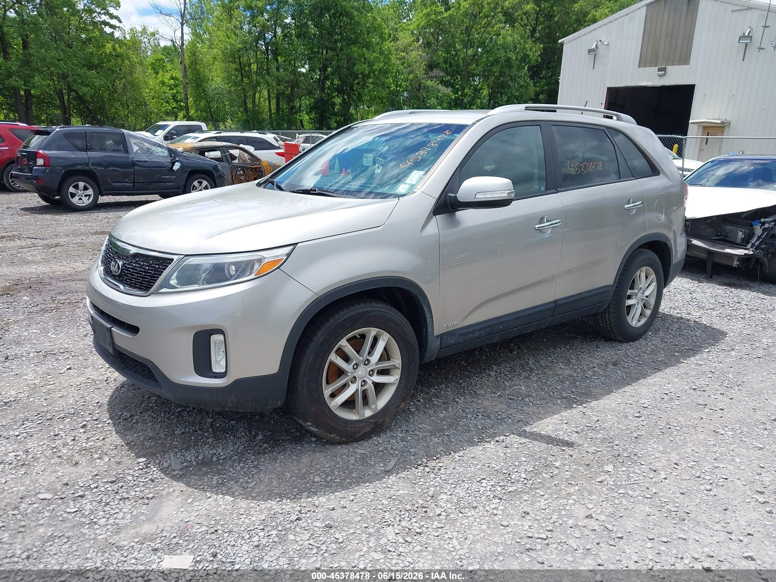2015 Kia Sorento Lx Gold vin: 5XYKTCA62FG654974