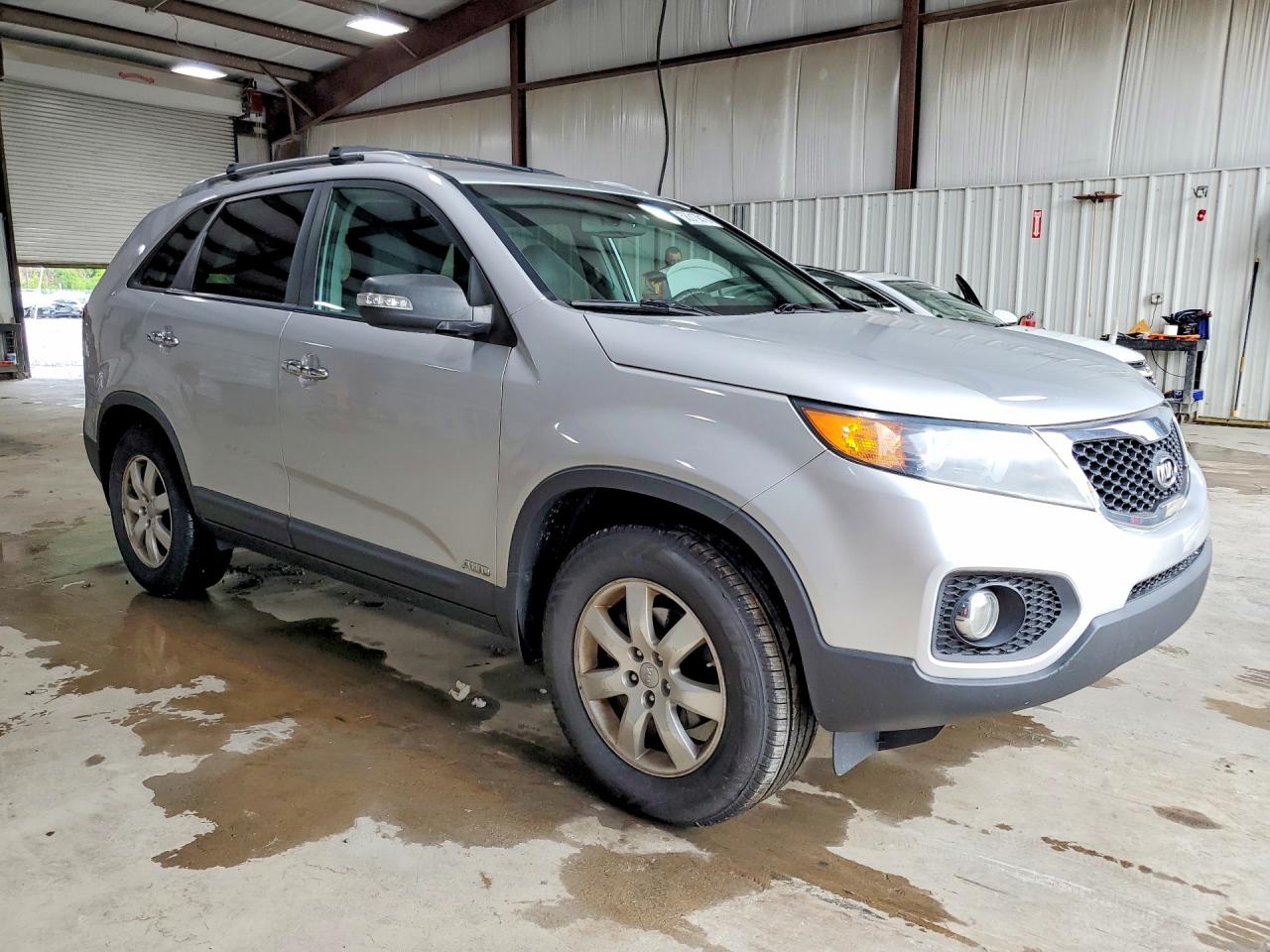 2012 Kia Sorento Lx Silver vin: 5XYKTCA63CG256930