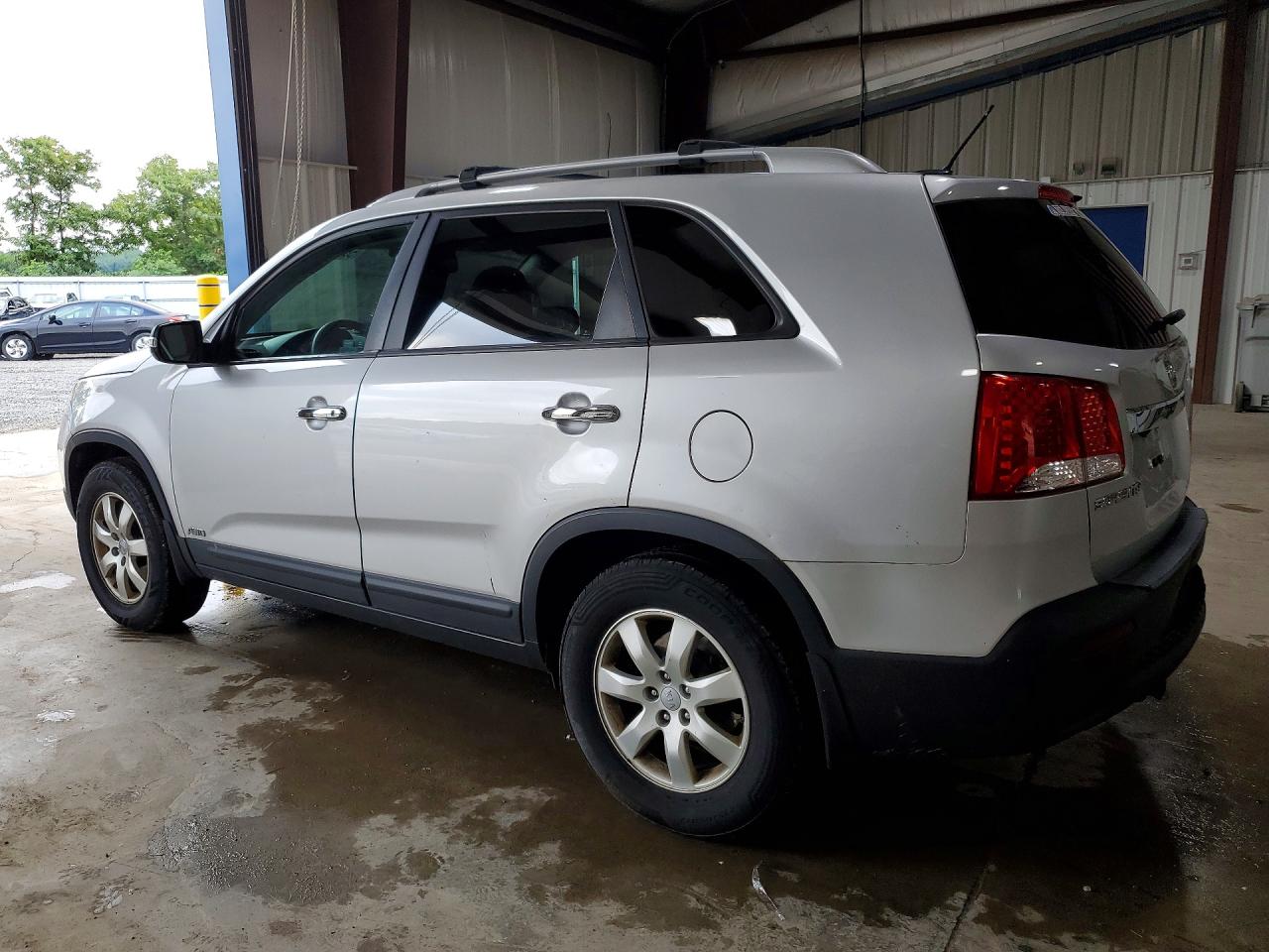 2012 Kia Sorento Lx Silver vin: 5XYKTCA63CG256930