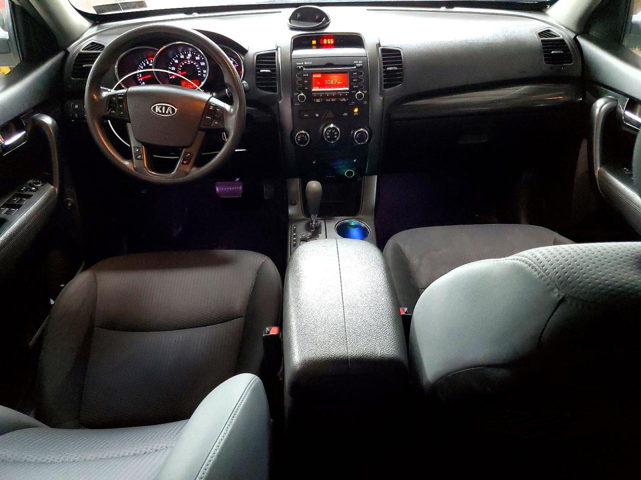 2012 Kia Sorento Lx Silver vin: 5XYKTCA63CG256930