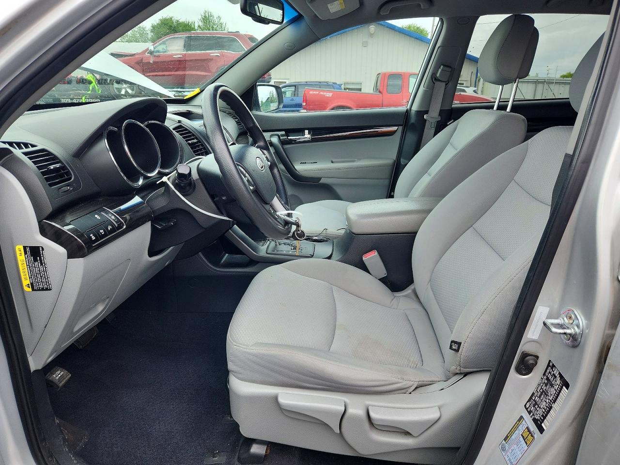2013 Kia Sorento Lx Silver vin: 5XYKTCA63DG400607