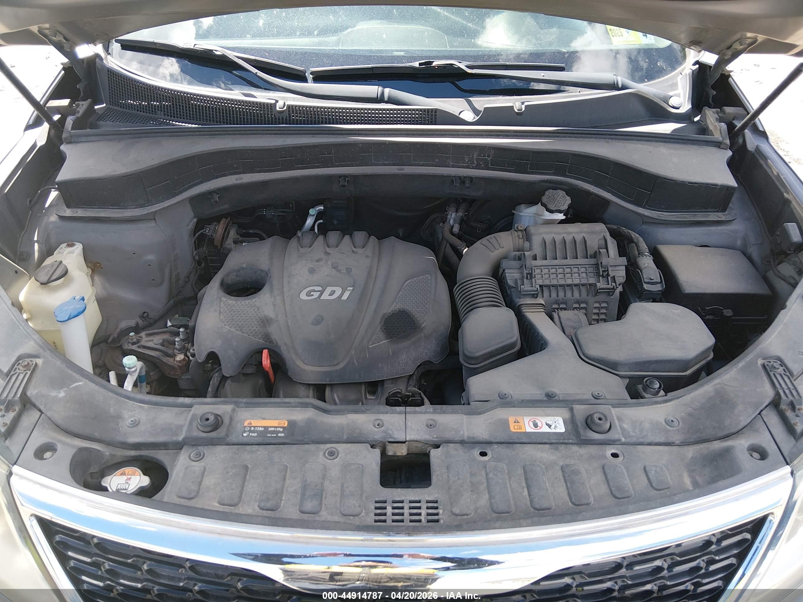 2014 Kia Sorento Lx Gray vin: 5XYKTCA63EG503785