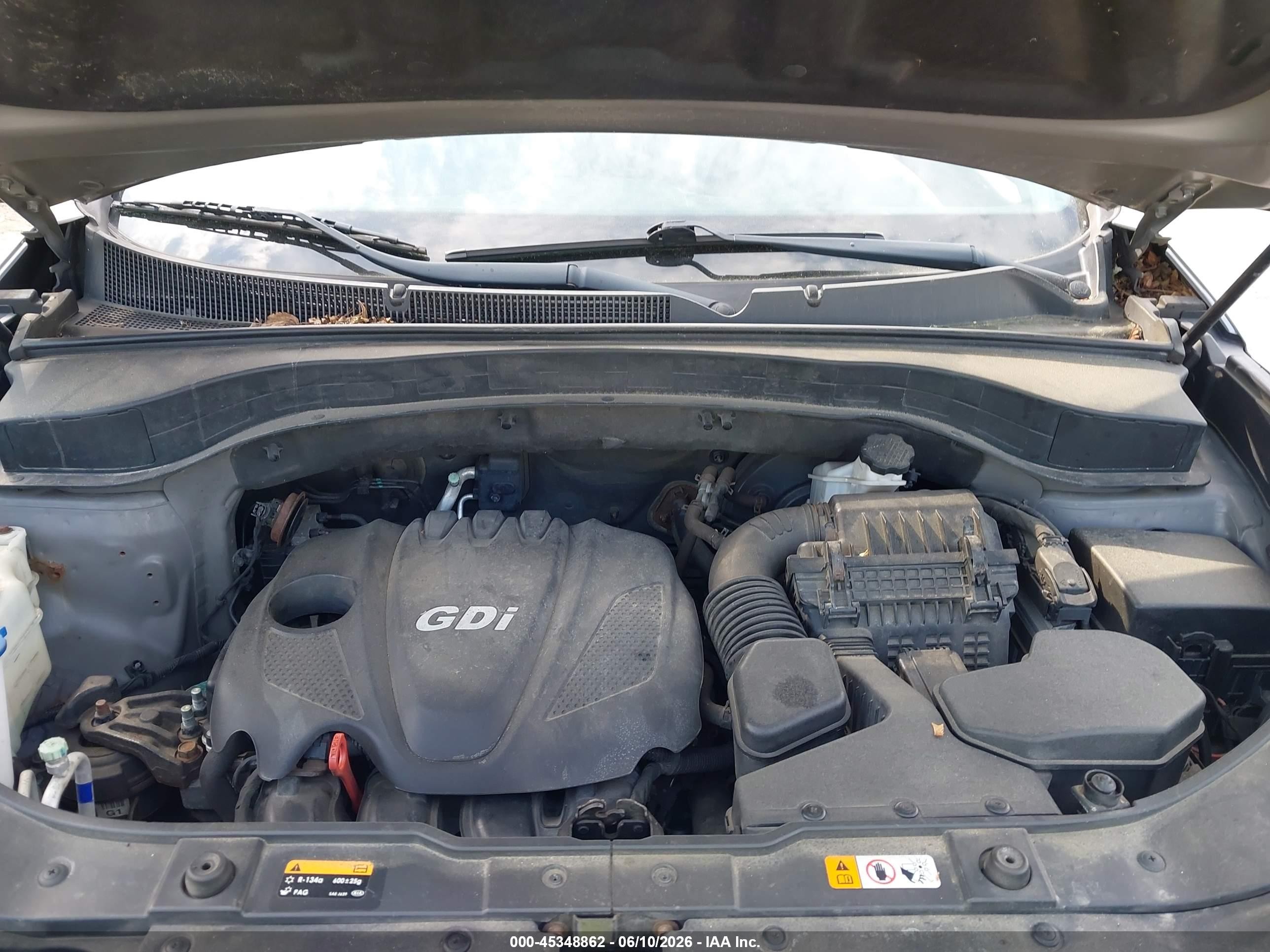 2014 Kia Sorento Lx Серый vin: 5XYKTCA63EG530582