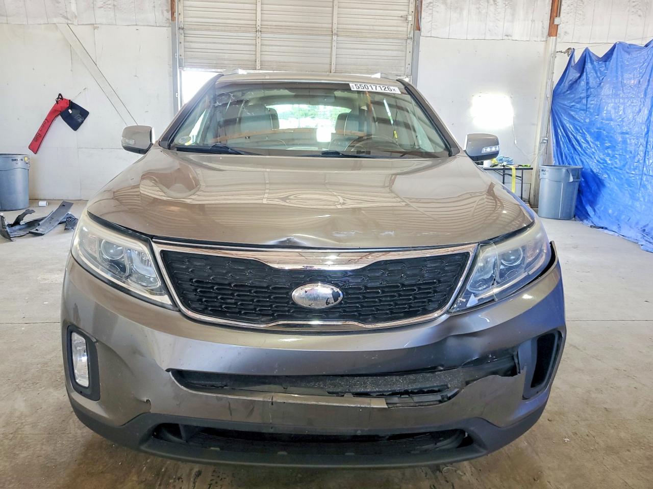 2015 Kia Sorento Lx Gray vin: 5XYKTCA63FG624267