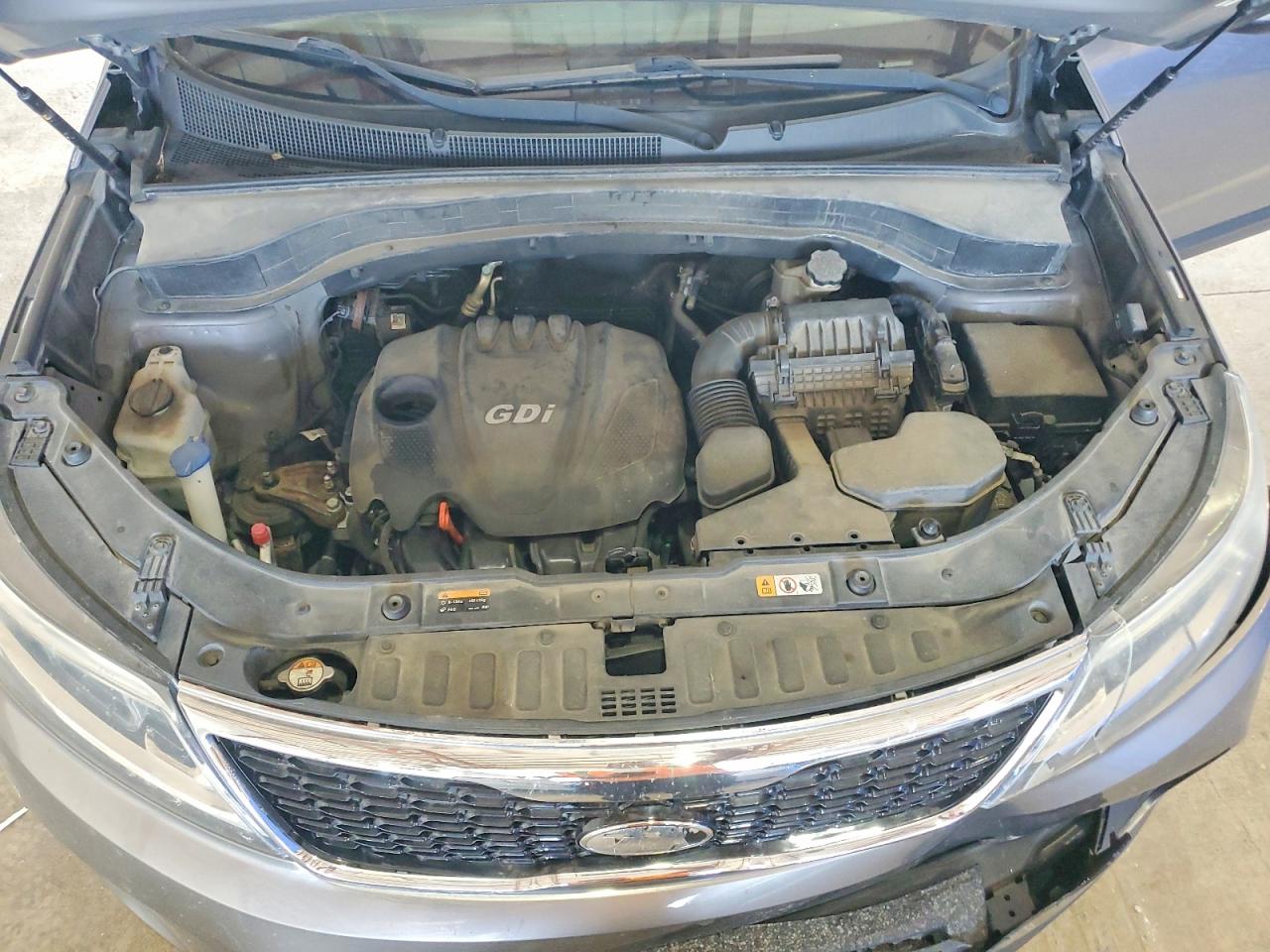 2015 Kia Sorento Lx Gray vin: 5XYKTCA63FG624267