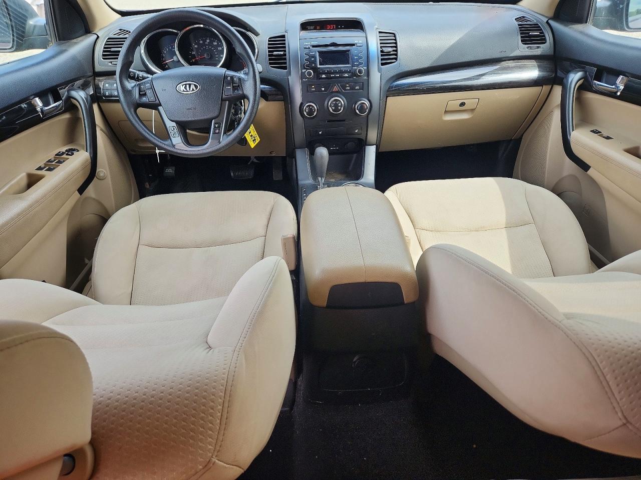 2012 Kia Sorento Lx Maroon vin: 5XYKTCA64CG278287