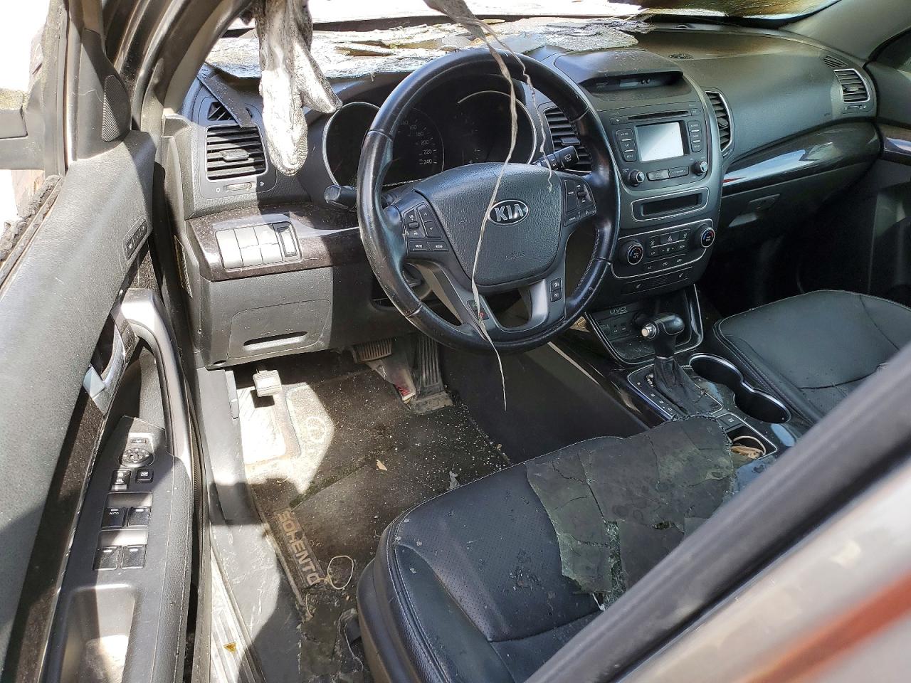 2014 Kia Sorento Lx Brown vin: 5XYKTCA64EG444147