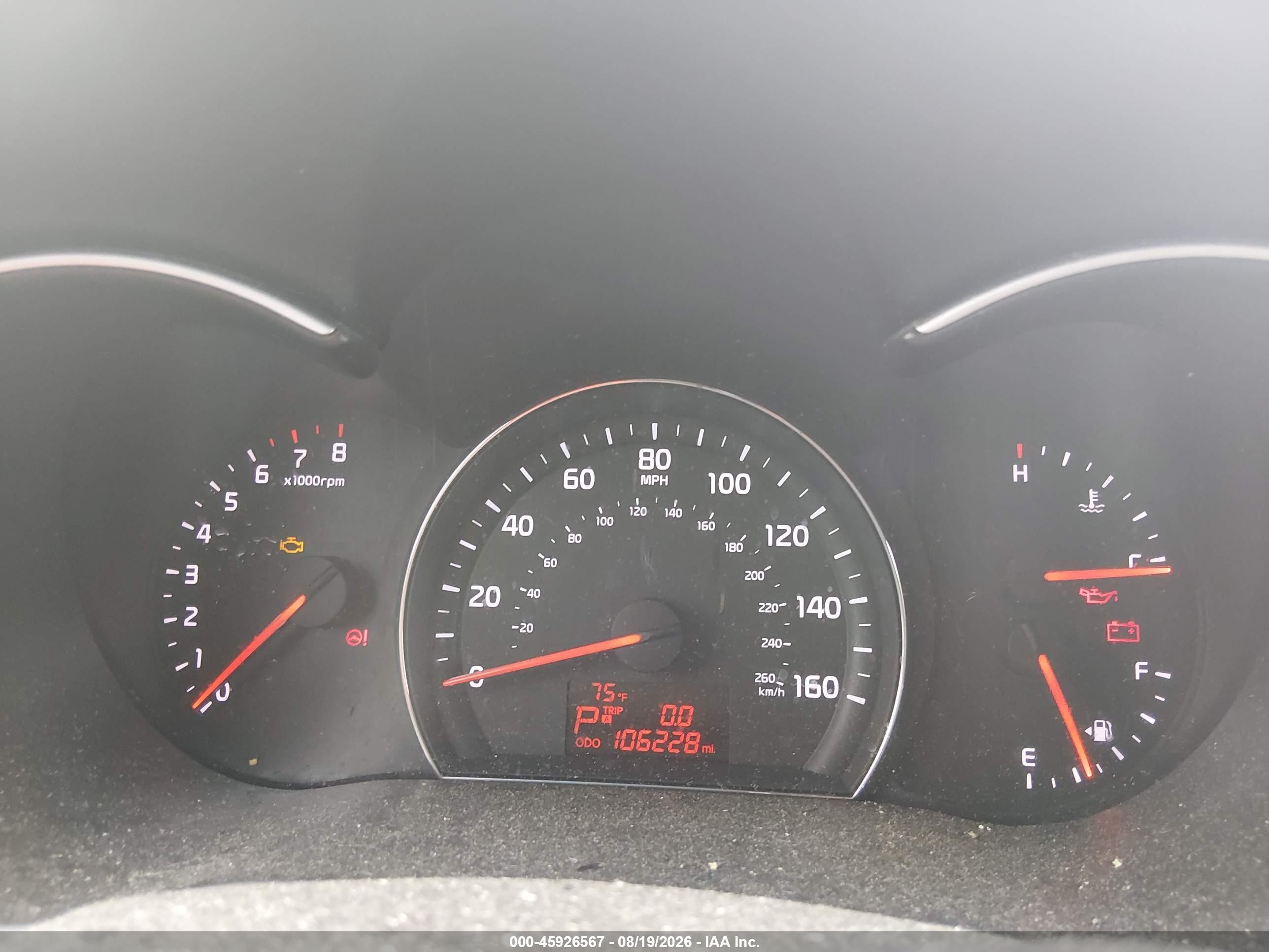 2014 Kia Sorento Lx Красный vin: 5XYKTCA64EG469310
