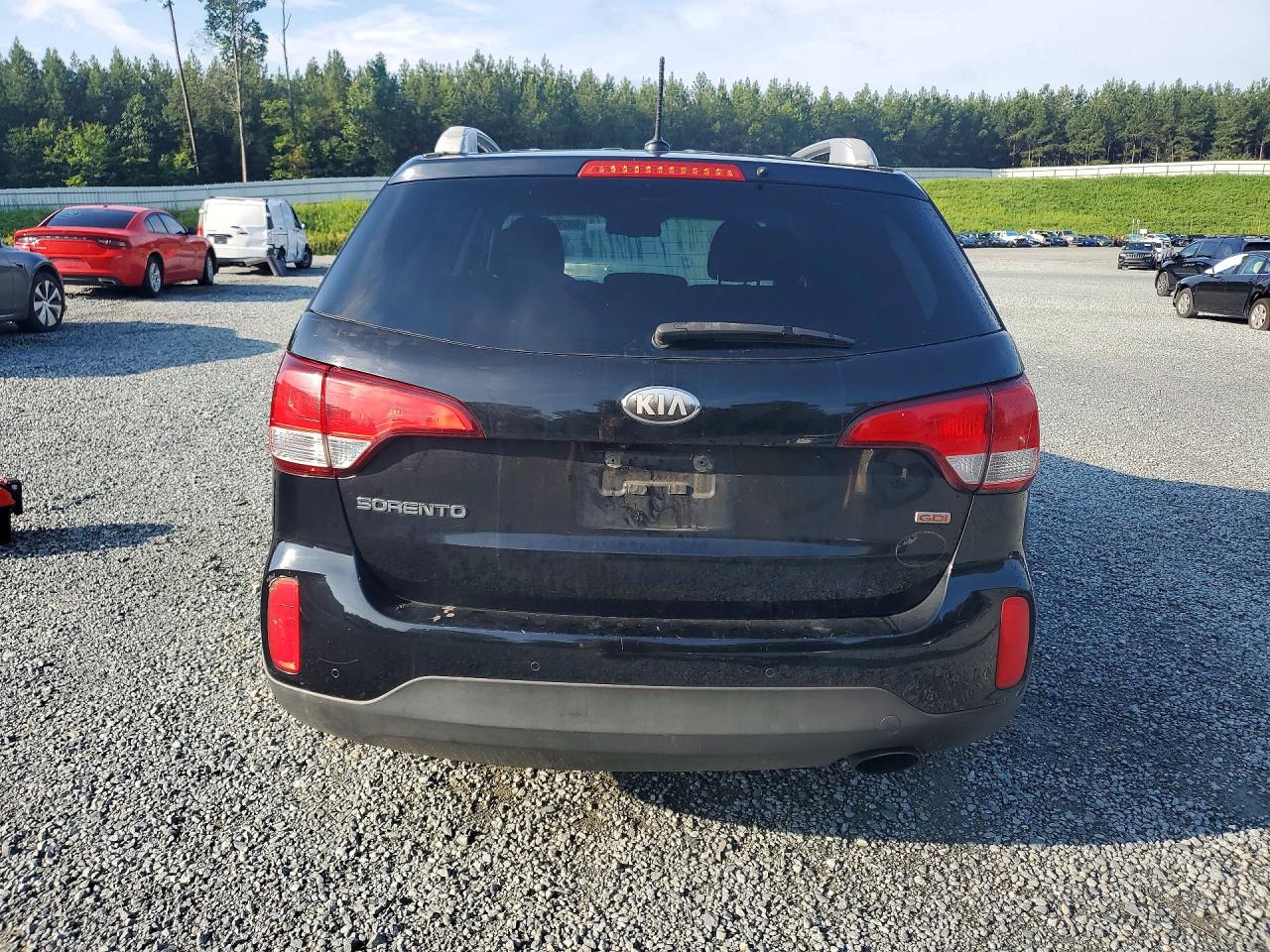 2014 Kia Sorento Lx Black vin: 5XYKTCA64EG476497