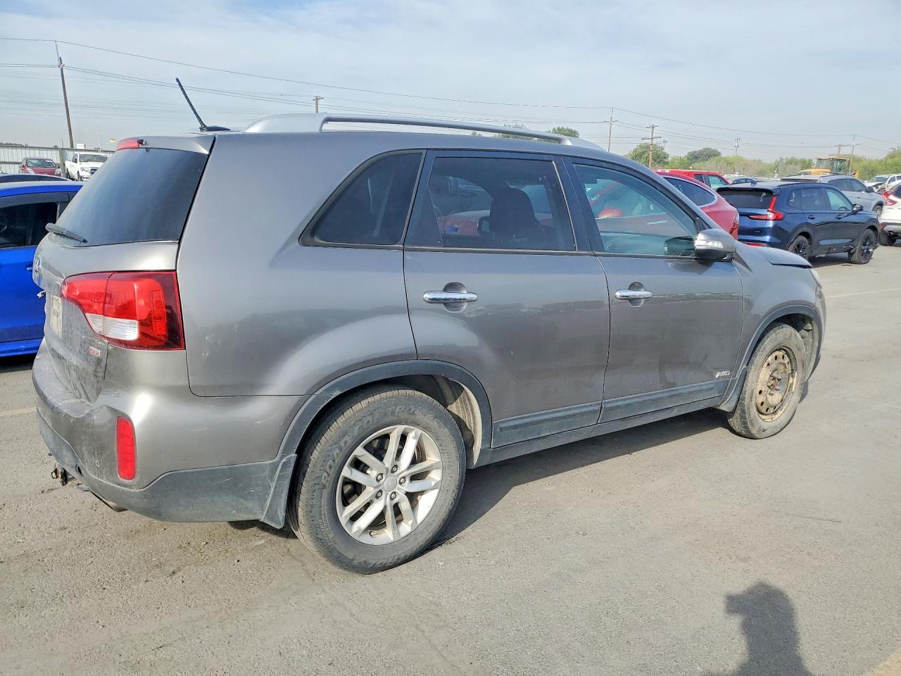 2014 Kia Sorento Lx Серый vin: 5XYKTCA64EG506856