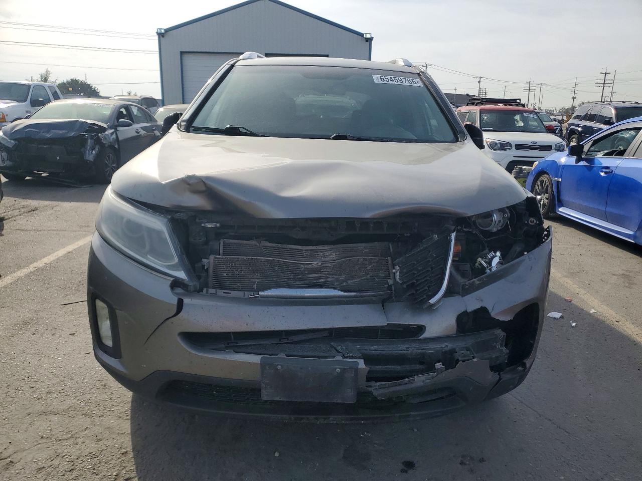 2014 Kia Sorento Lx Серый vin: 5XYKTCA64EG506856