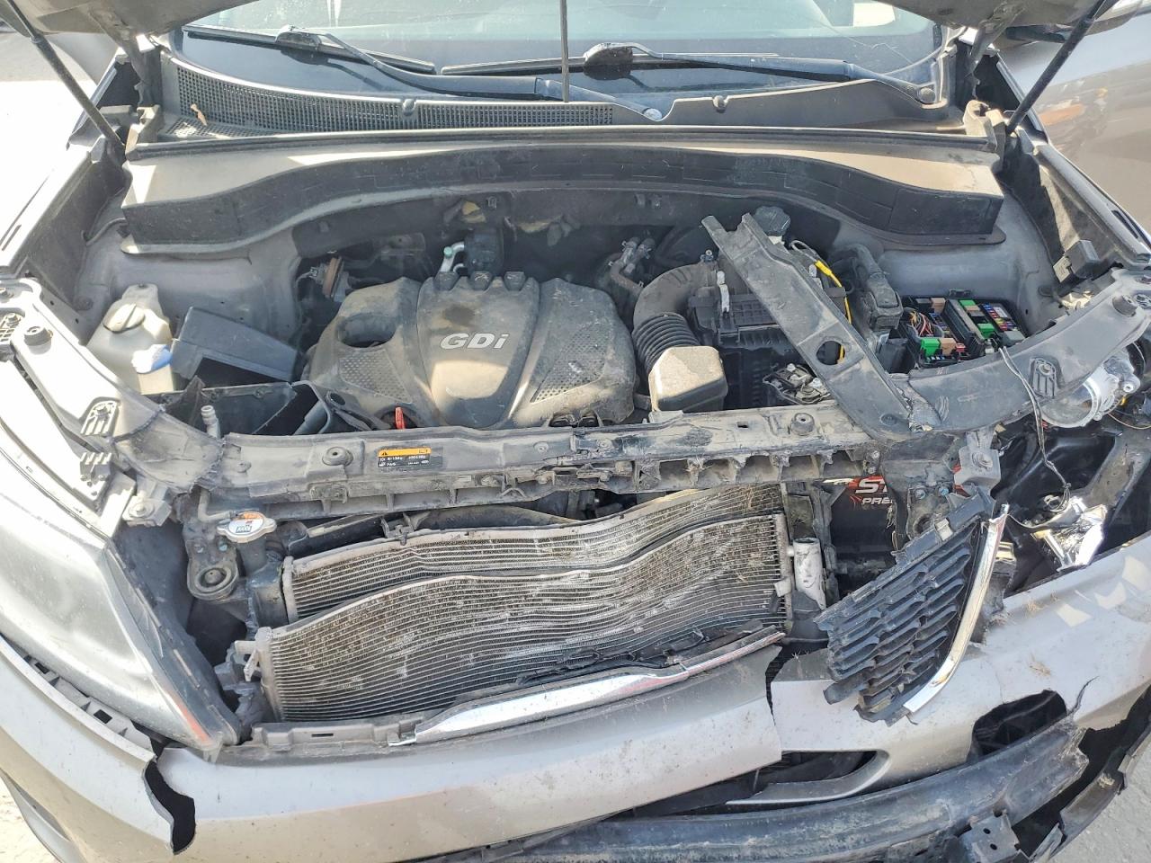 2014 Kia Sorento Lx Серый vin: 5XYKTCA64EG506856
