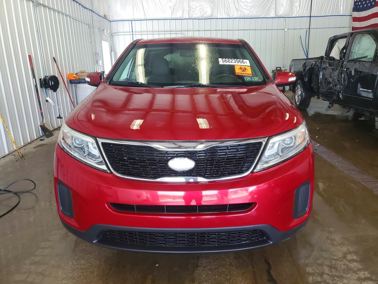 2014 Kia Sorento Lx Красный vin: 5XYKTCA64EG515590