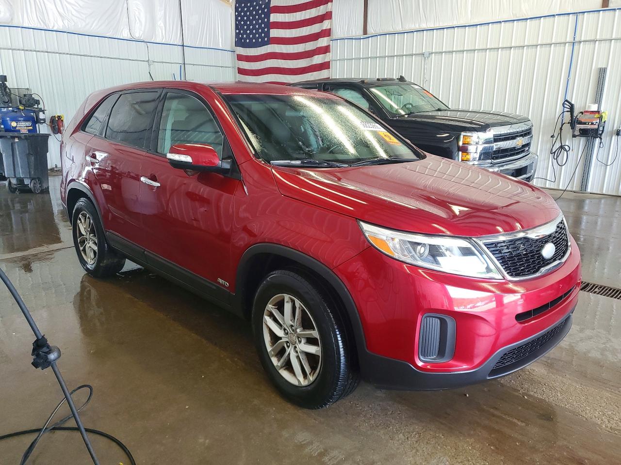 2014 Kia Sorento Lx Красный vin: 5XYKTCA64EG515590