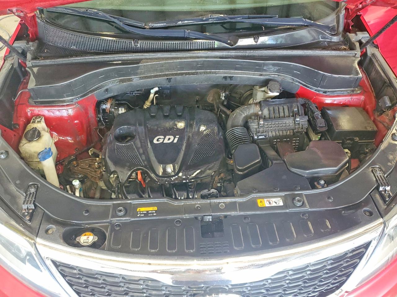 2014 Kia Sorento Lx Красный vin: 5XYKTCA64EG515590