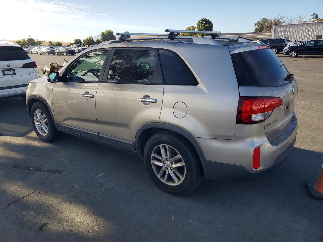 2015 Kia Sorento Lx Gray vin: 5XYKTCA64FG560255