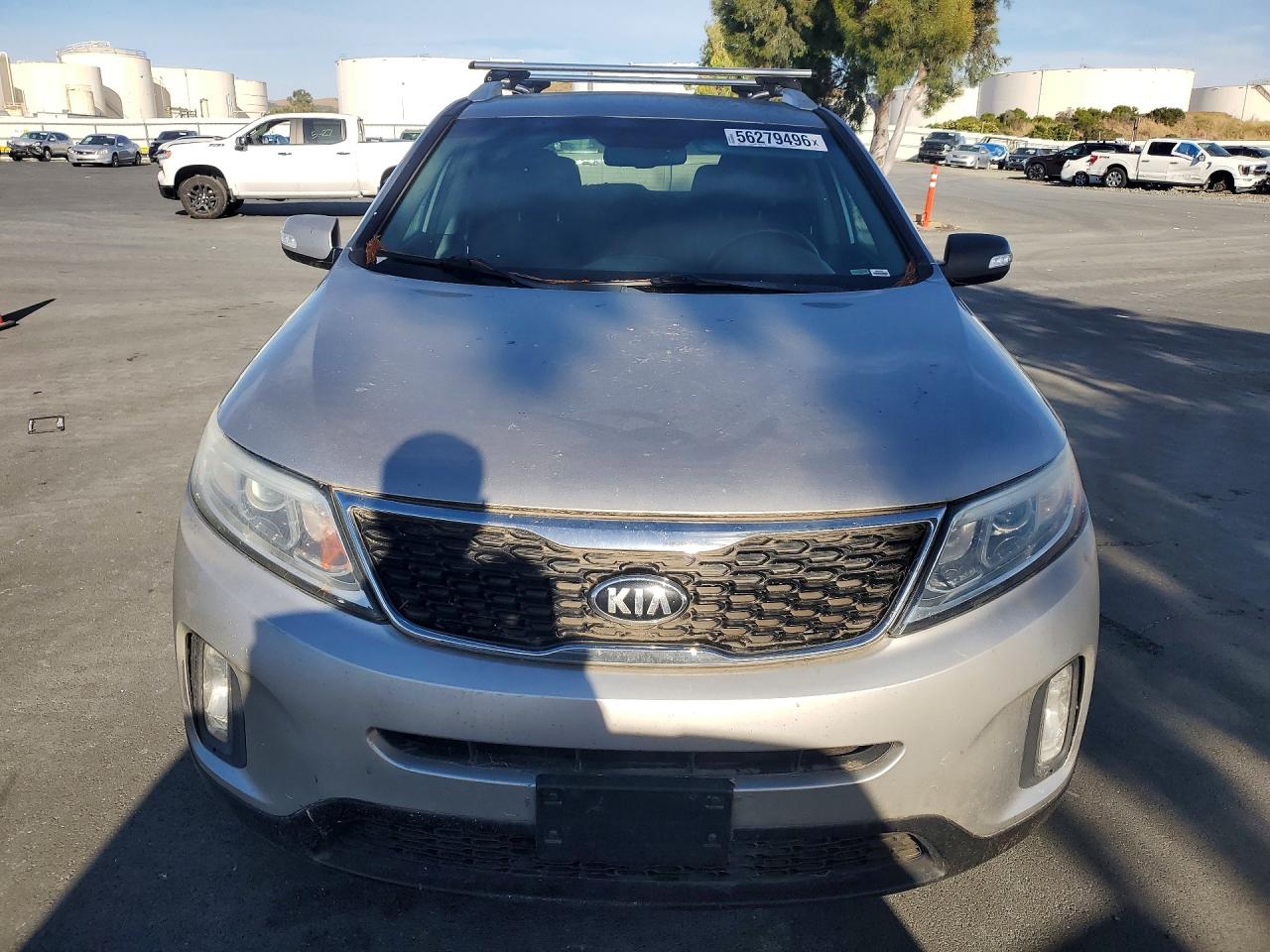 2015 Kia Sorento Lx Gray vin: 5XYKTCA64FG560255