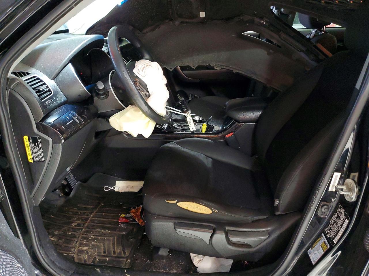 2015 Kia Sorento Lx Black vin: 5XYKTCA64FG582885