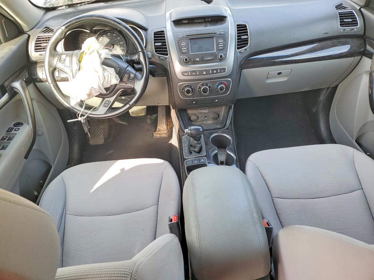2015 Kia Sorento Lx Gray vin: 5XYKTCA64FG584930
