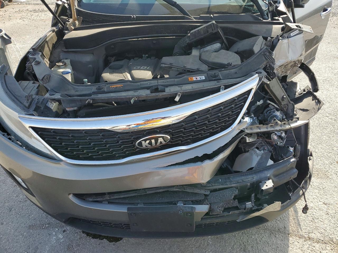 2015 Kia Sorento Lx Gray vin: 5XYKTCA64FG584930