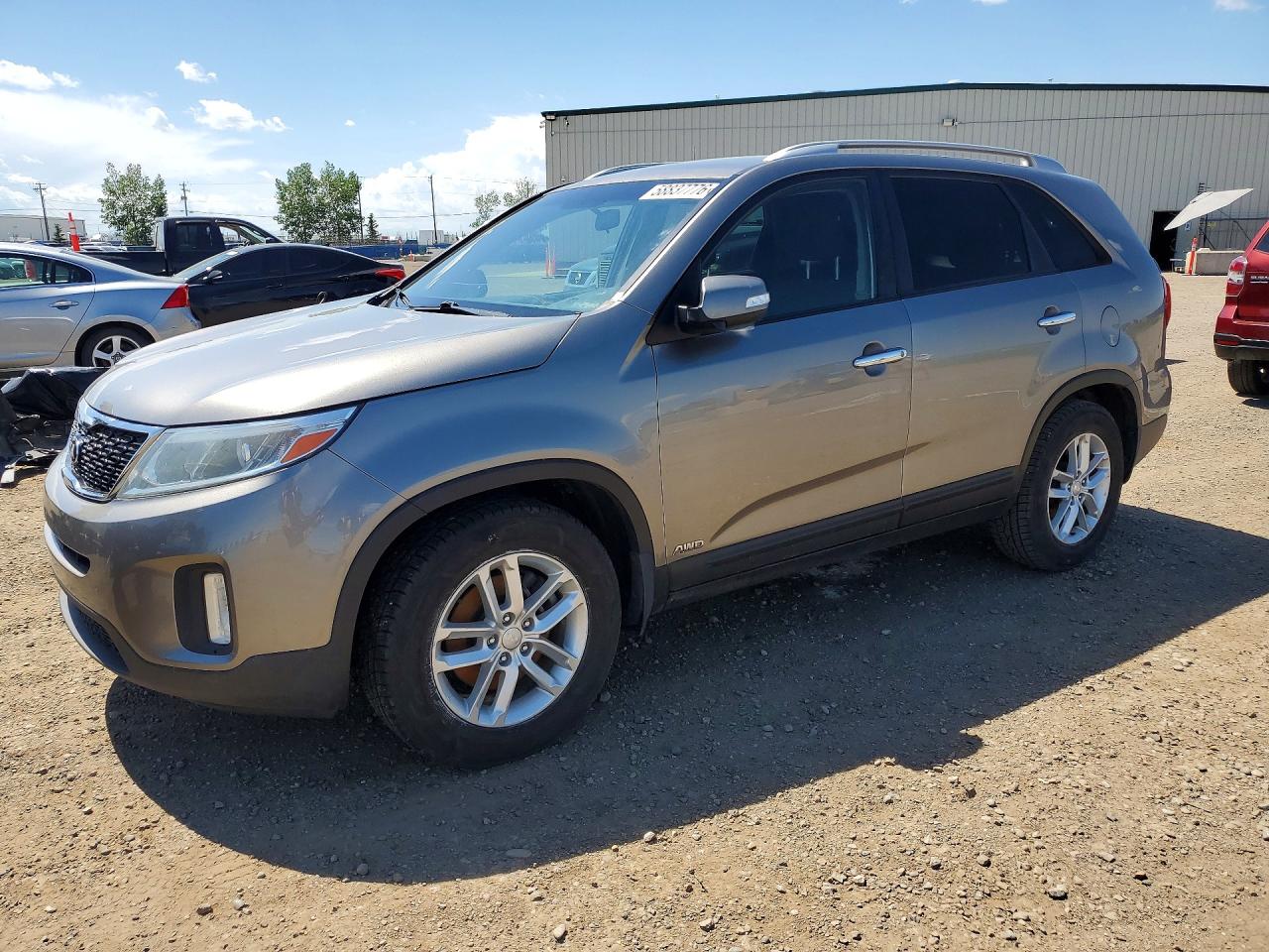 2015 Kia Sorento Lx Silver vin: 5XYKTCA64FG645290