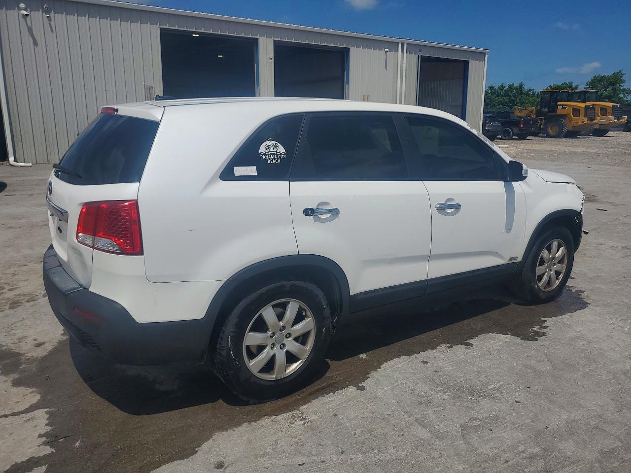2012 Kia Sorento Lx Белый vin: 5XYKTCA65CG308350