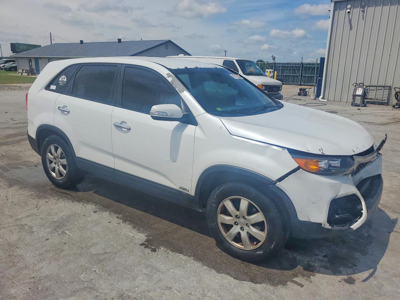2012 Kia Sorento Lx Белый vin: 5XYKTCA65CG308350