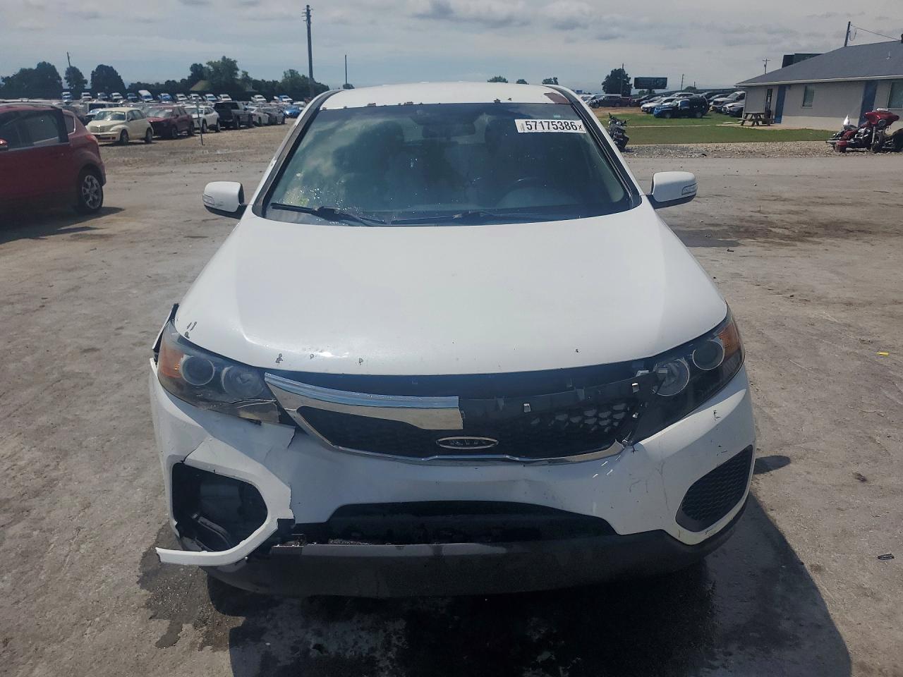 2012 Kia Sorento Lx Белый vin: 5XYKTCA65CG308350
