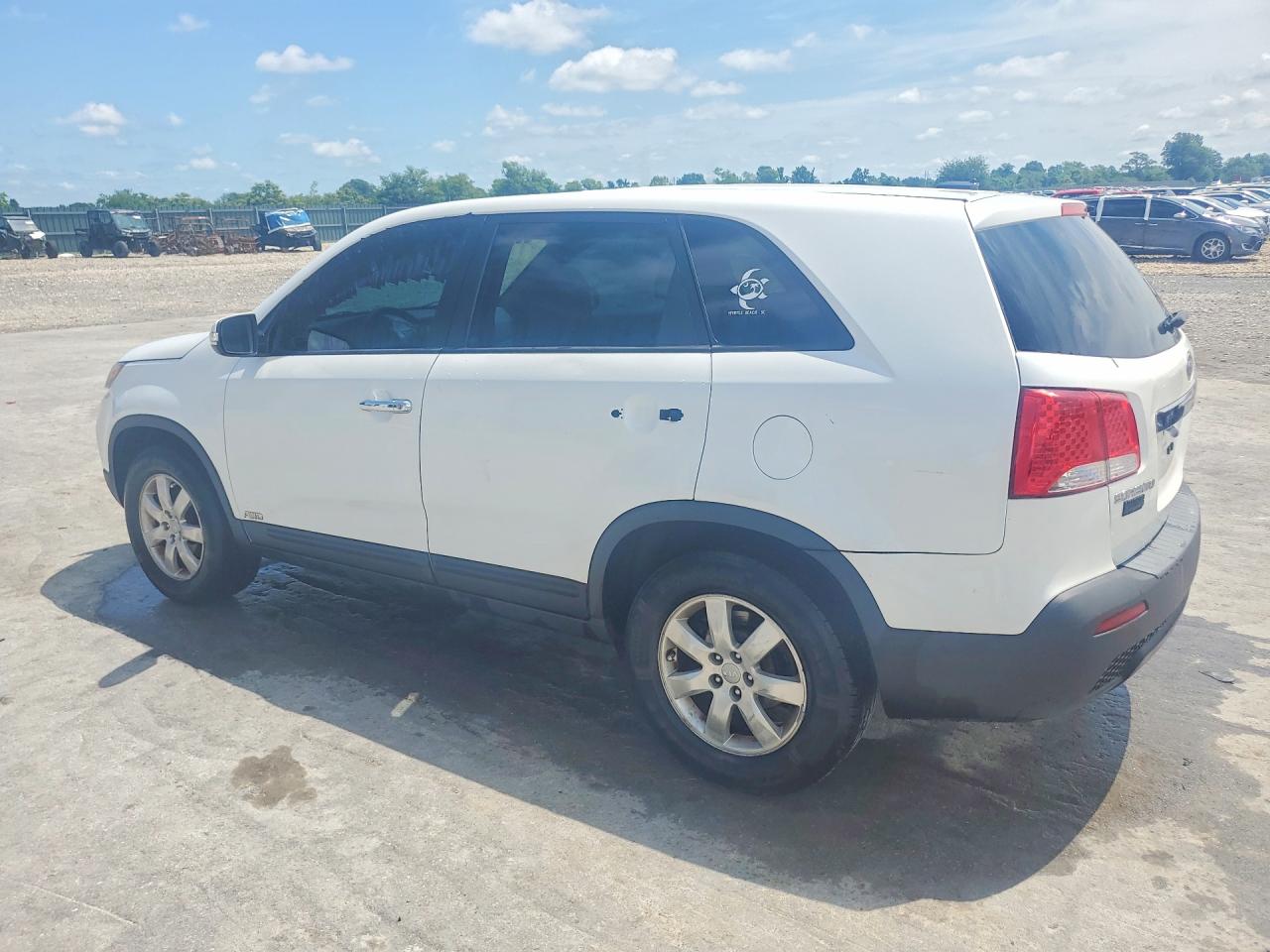 2012 Kia Sorento Lx Белый vin: 5XYKTCA65CG308350