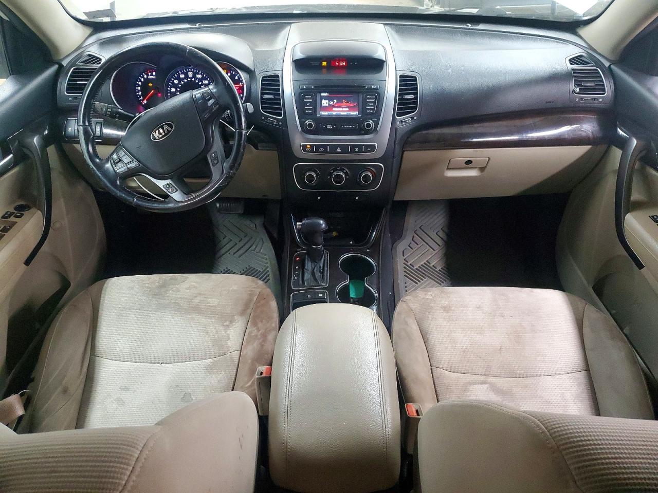 2014 Kia Sorento Lx Белый vin: 5XYKTCA65EG505697