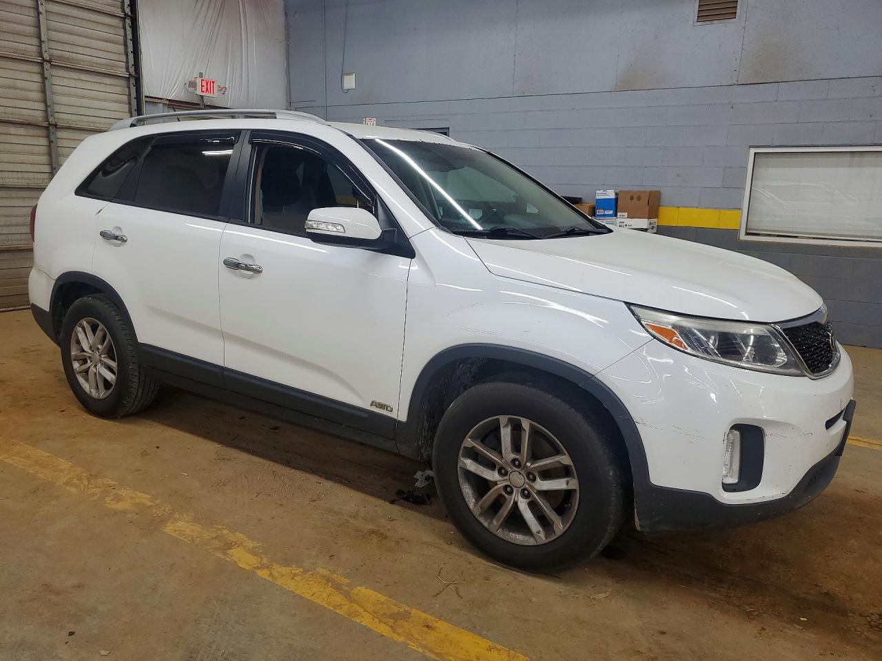 2014 Kia Sorento Lx Белый vin: 5XYKTCA65EG505697