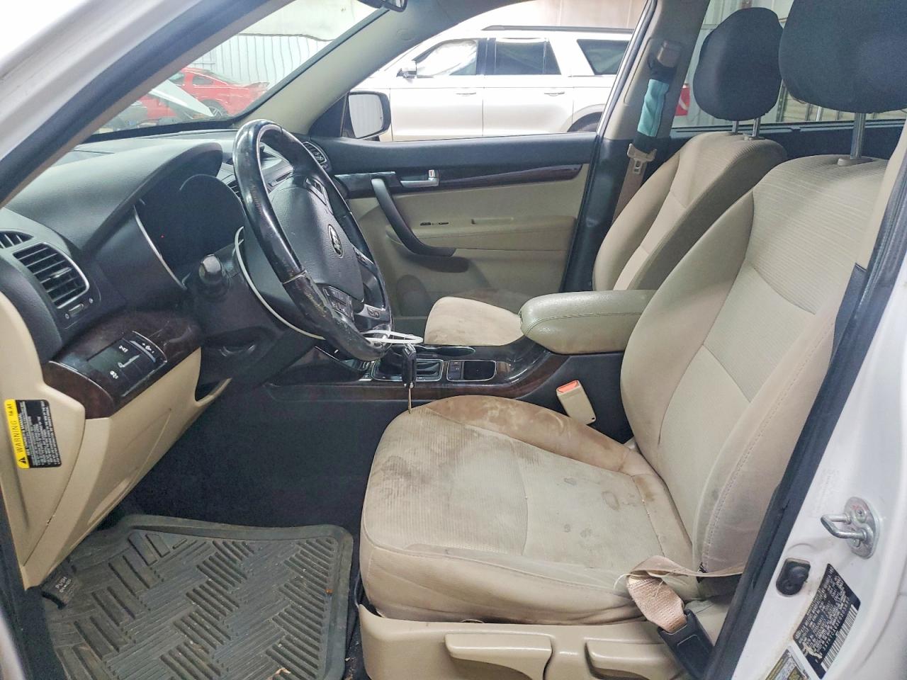 2014 Kia Sorento Lx Белый vin: 5XYKTCA65EG505697