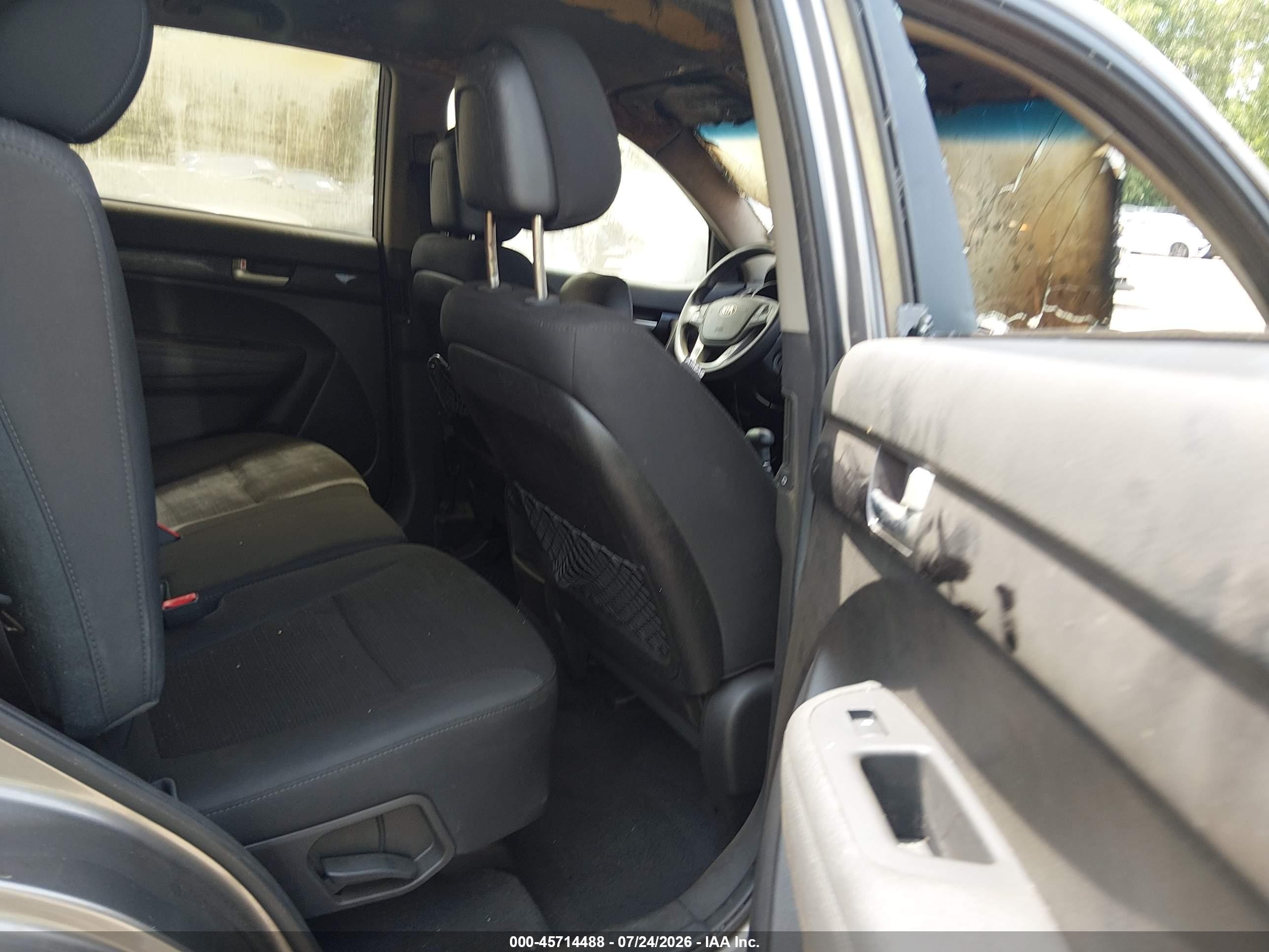 2014 Kia Sorento Lx Gray vin: 5XYKTCA65EG549182