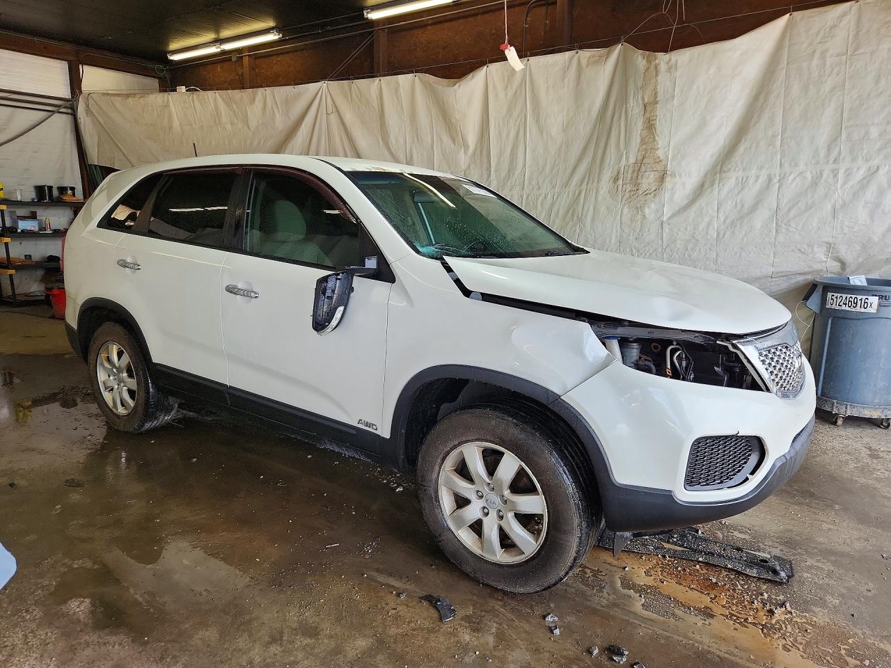 2012 Kia Sorento Lx Белый vin: 5XYKTCA67CG221369